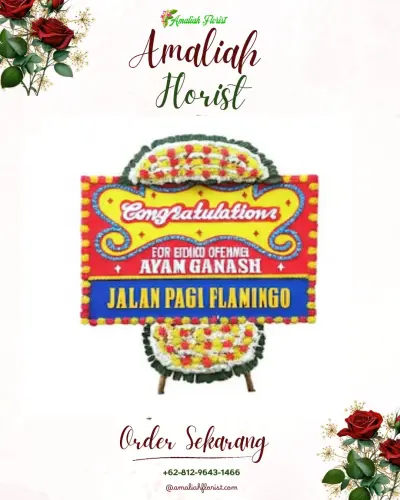 Bunga Papan Congratulation di Karikil